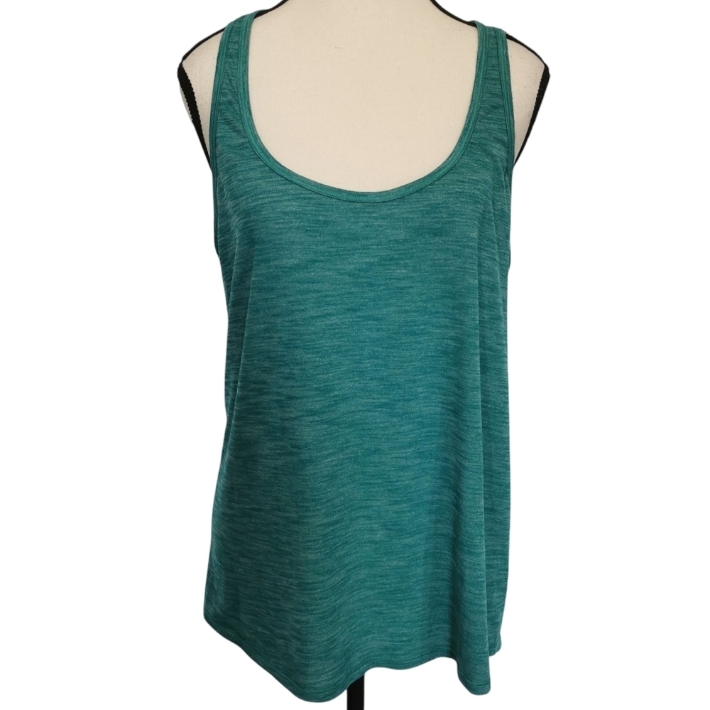Lululemon Our Sport Heathered Teal Green Racerback Tank - Sz 8?